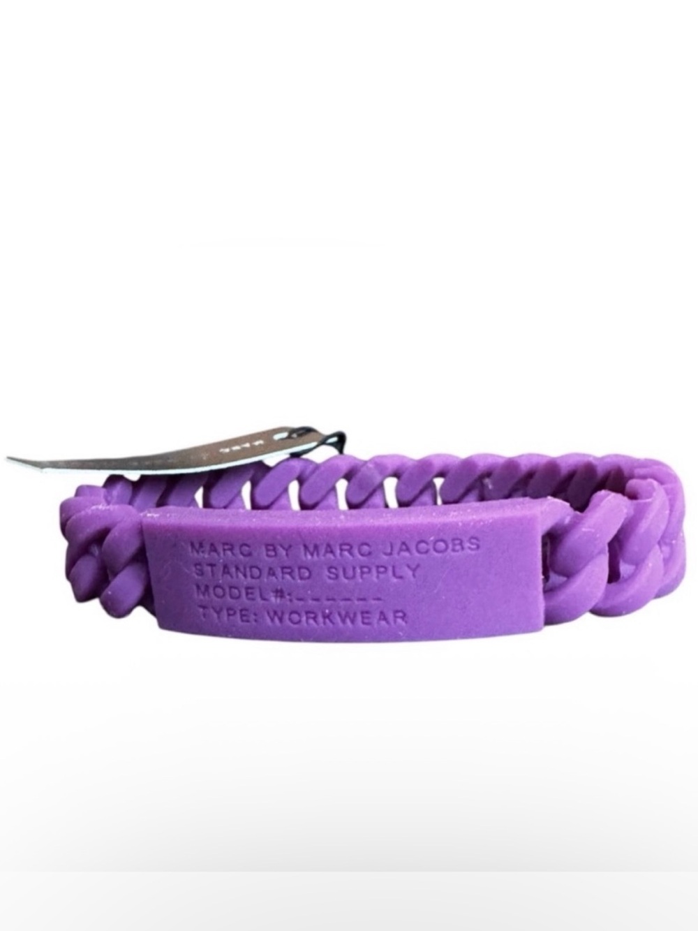 Marc Jacobs Standard Supply Braided Silicone
Bracelet - Purple